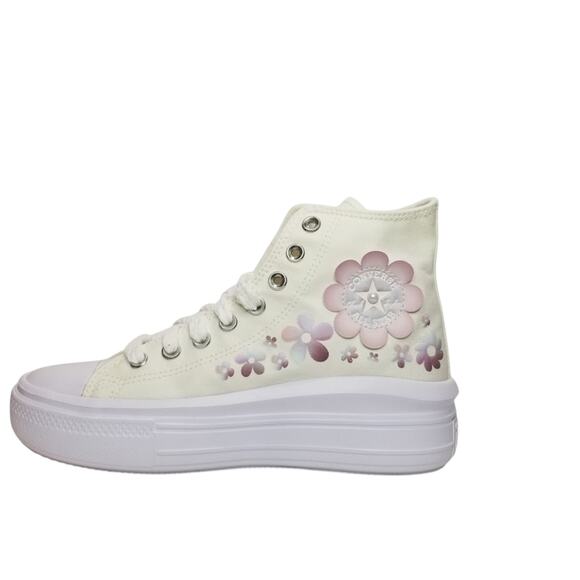Converse Women CTAS Move Gradient Flowers Lift Hi Tops Size 9 A14270C NWT - Picture 4 of 6